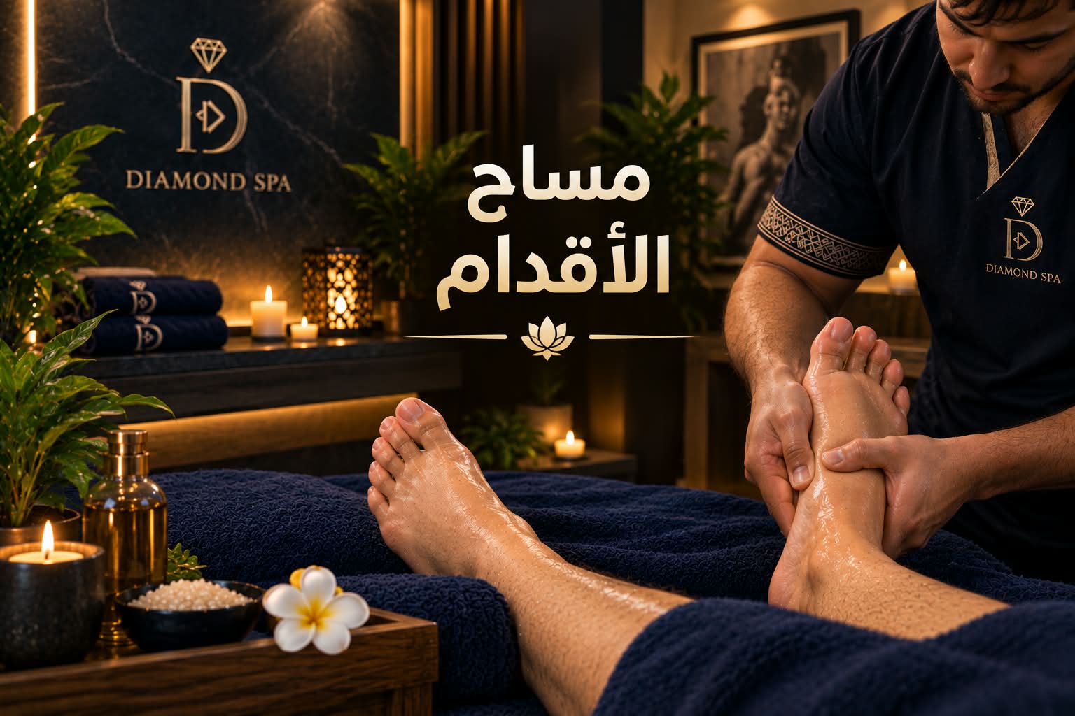 مساج أقدام في مركز الماسي للمساج